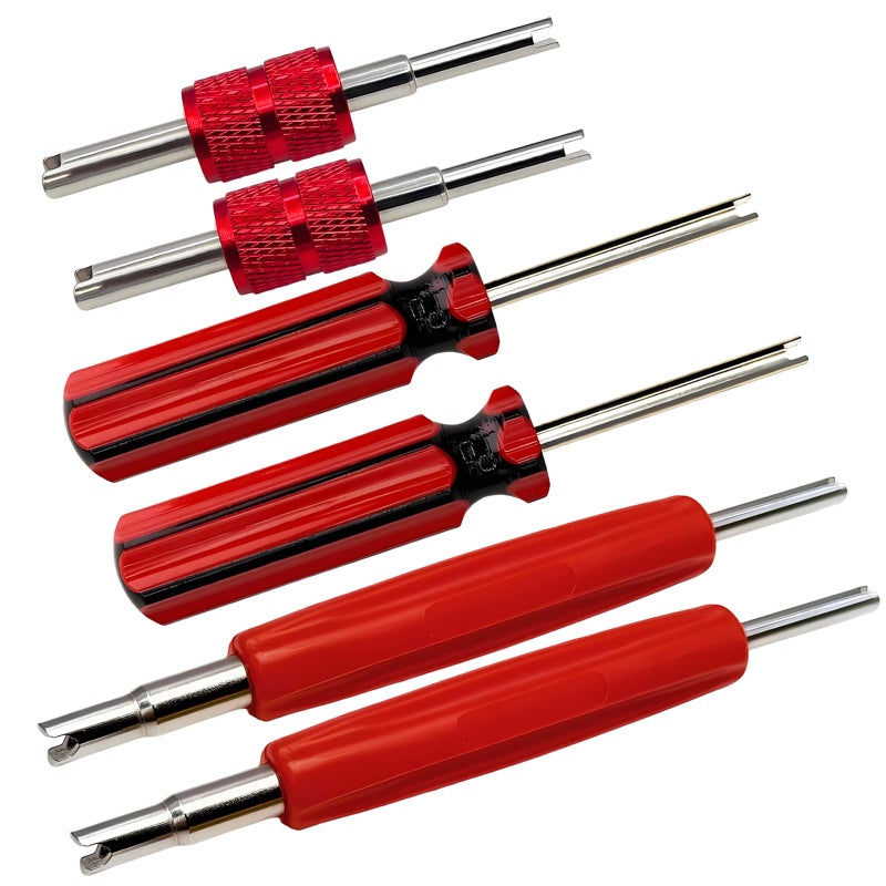 VOTNMIC Valve Stem Removal Tool Kit,A/C R134A R1234YF Valve Core Remover and Installer Tool Set,Schrader Valve Stem Core Remover Tool, Air Conditioning Line Repair Tools for HVAC R22 R32 R410A Systerm - Image 1